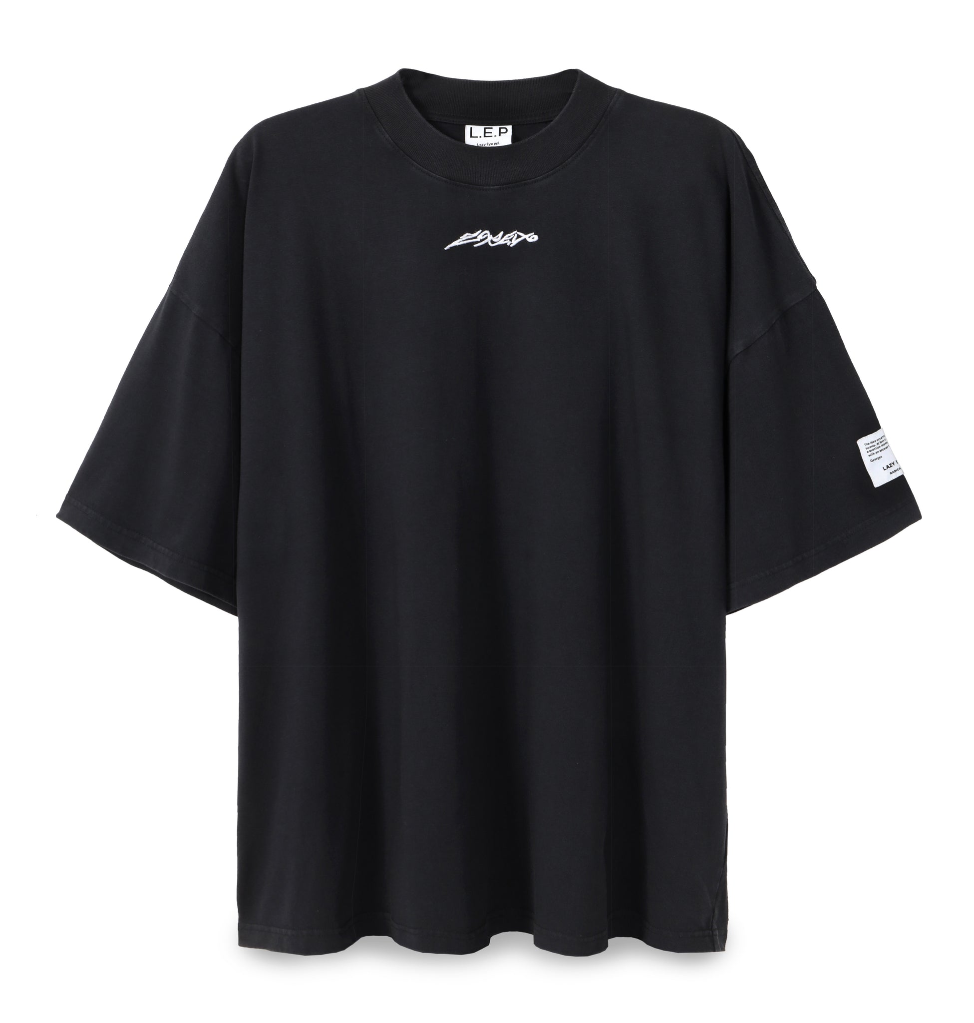 SUPER OVERSIZED T - BOW IN BLACK