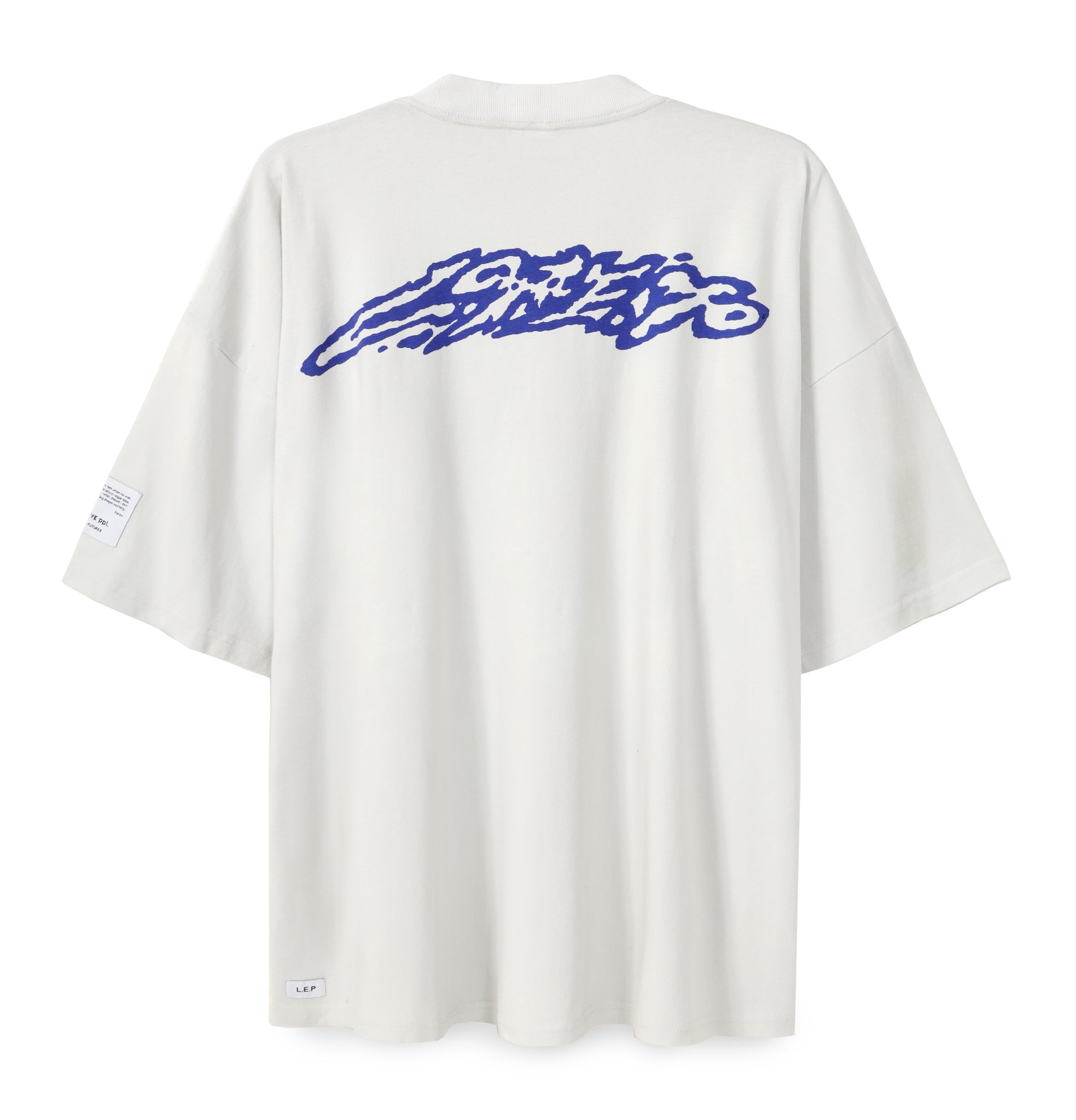 SUPER OVERSIZED T - BOW IN BONE