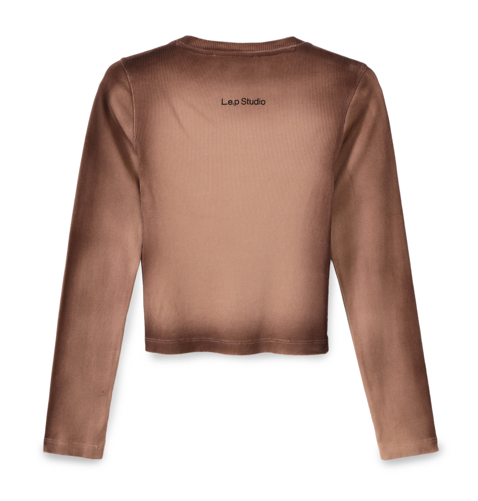 L.E.P BROWN RIB TOP