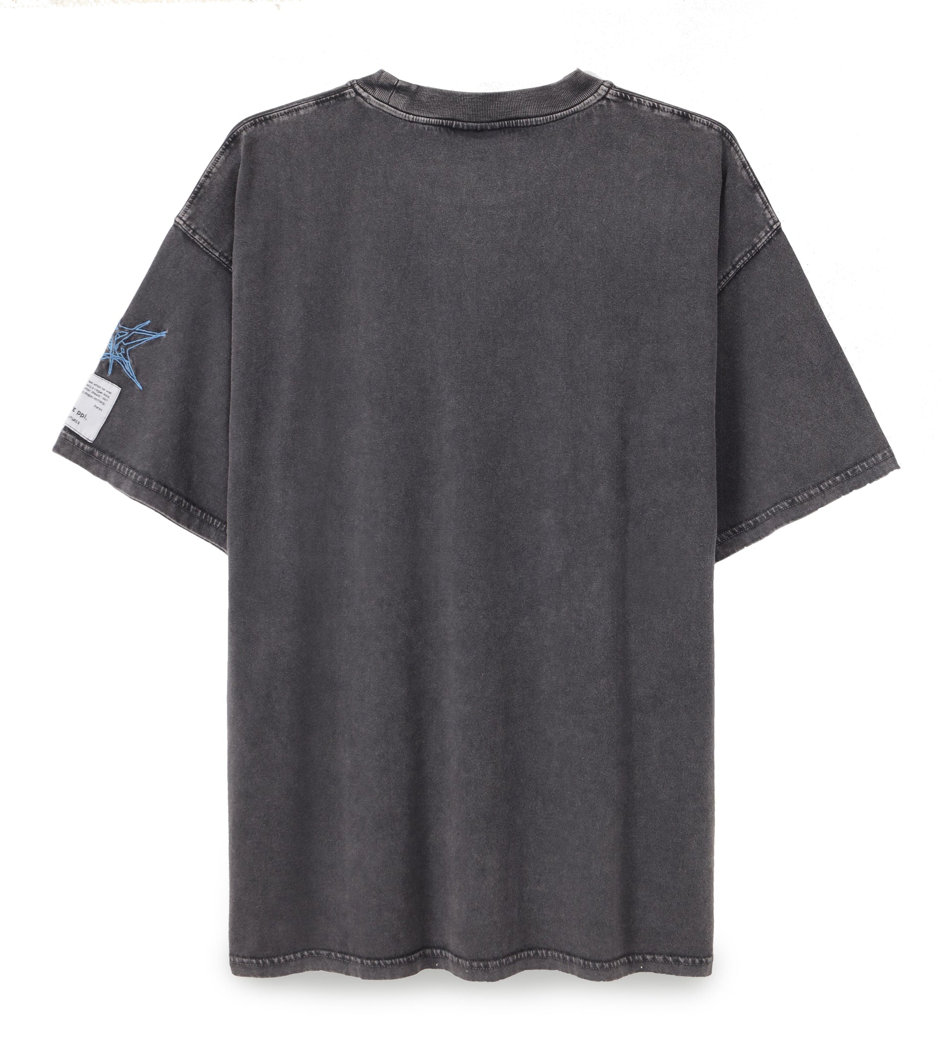 Lazy eye T - washed dark grey