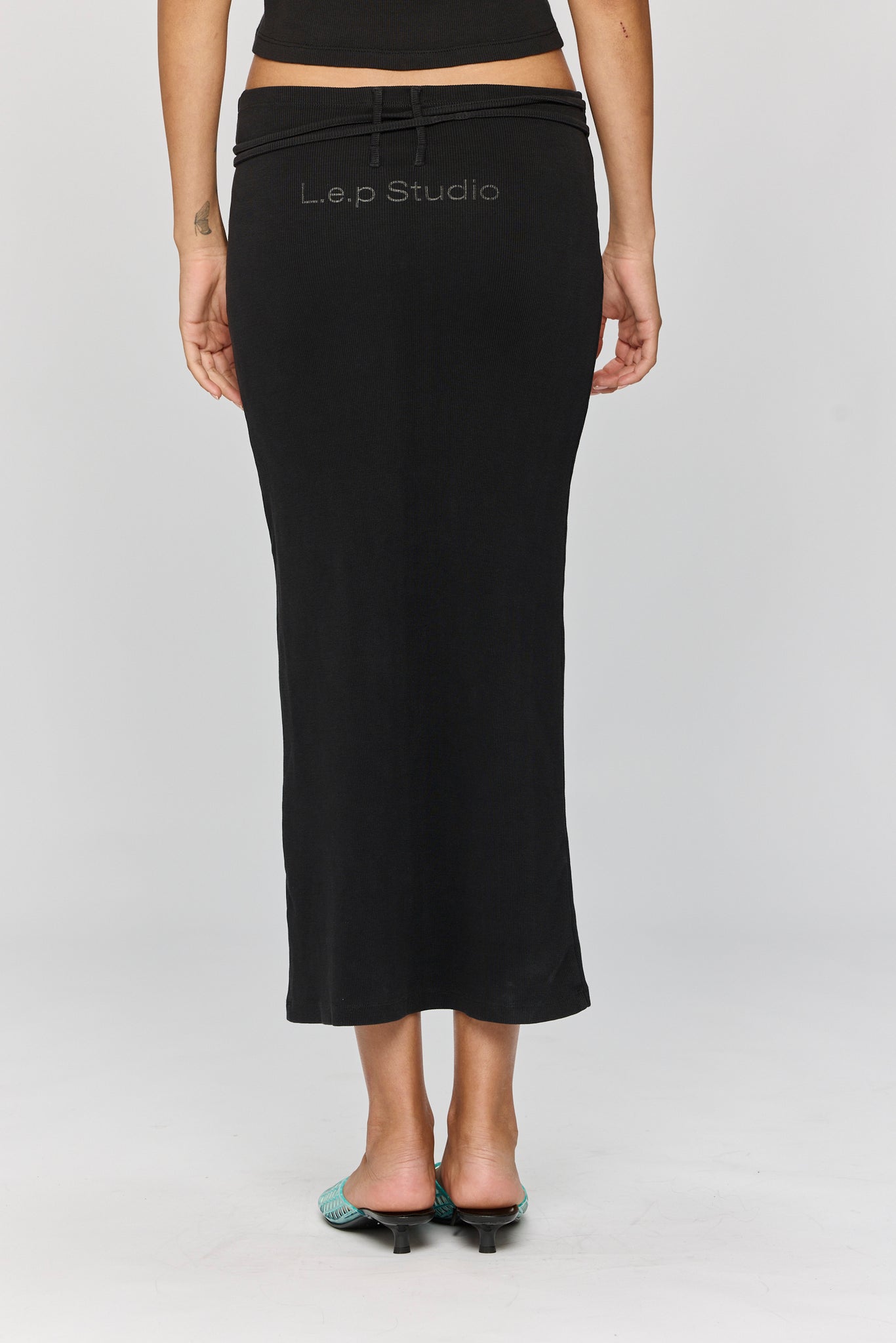 l.e.p studio - black skirt