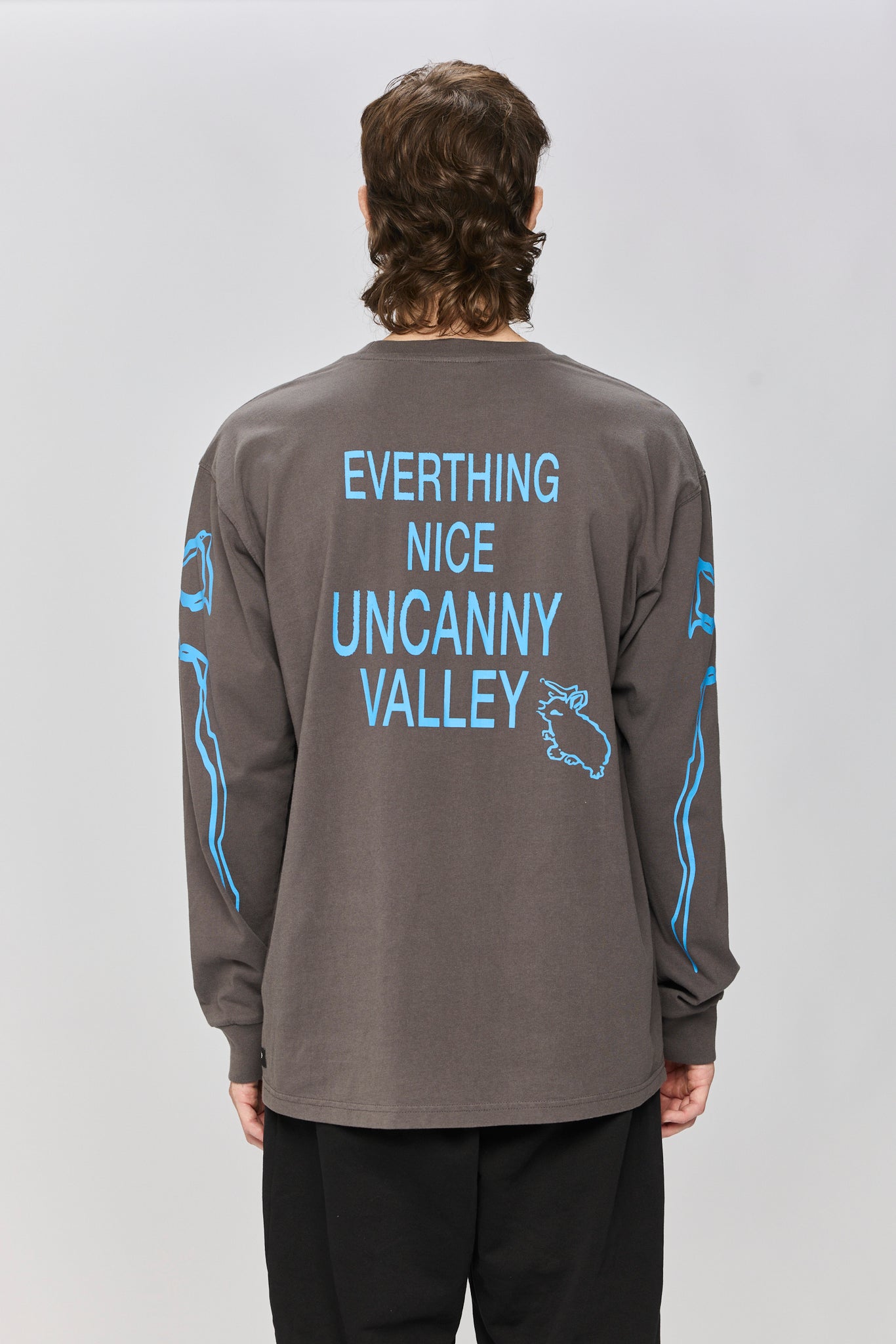 EVERYTHING NICE - LONG SLEEVE T GRAY