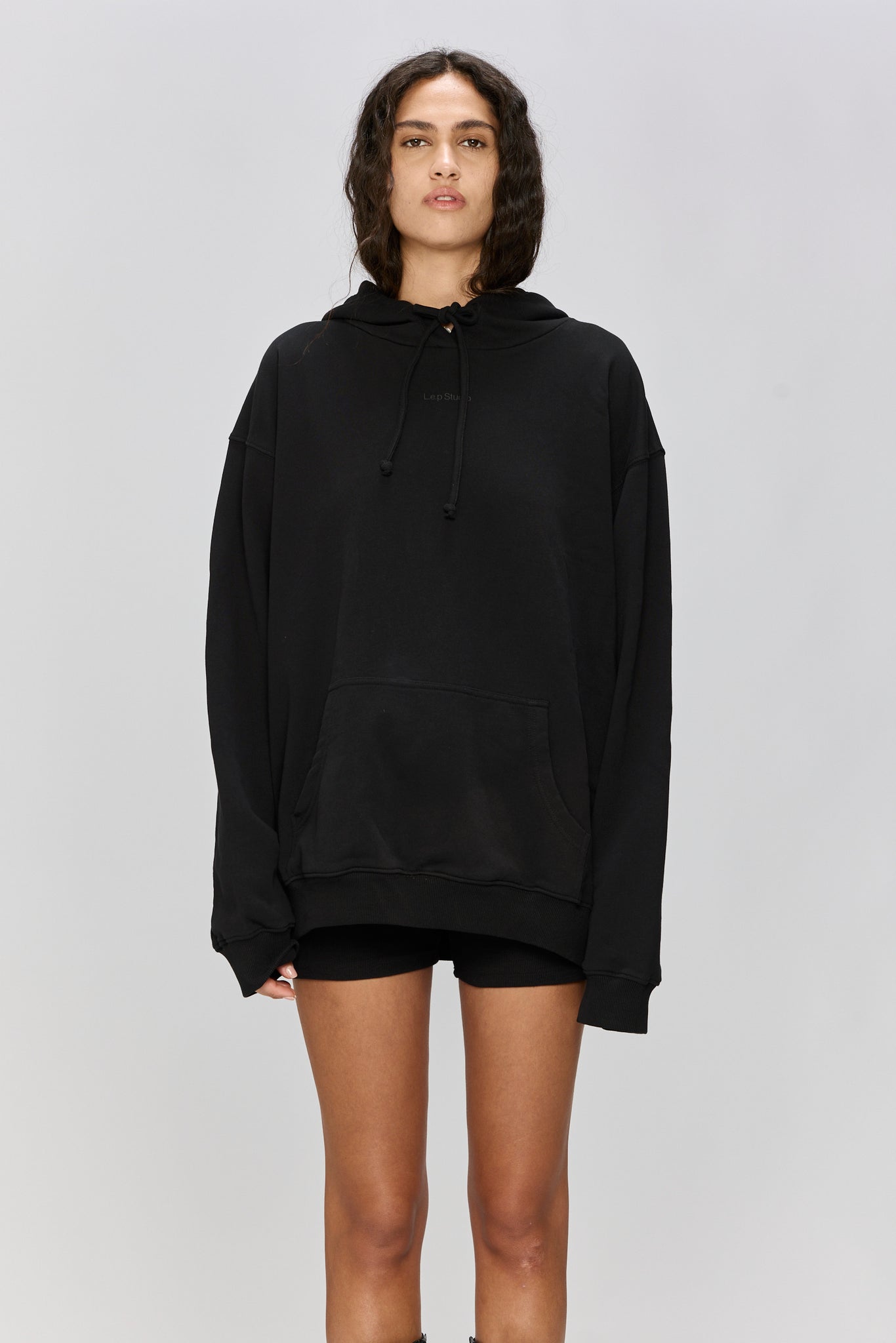 BOW BLACK HODDIE