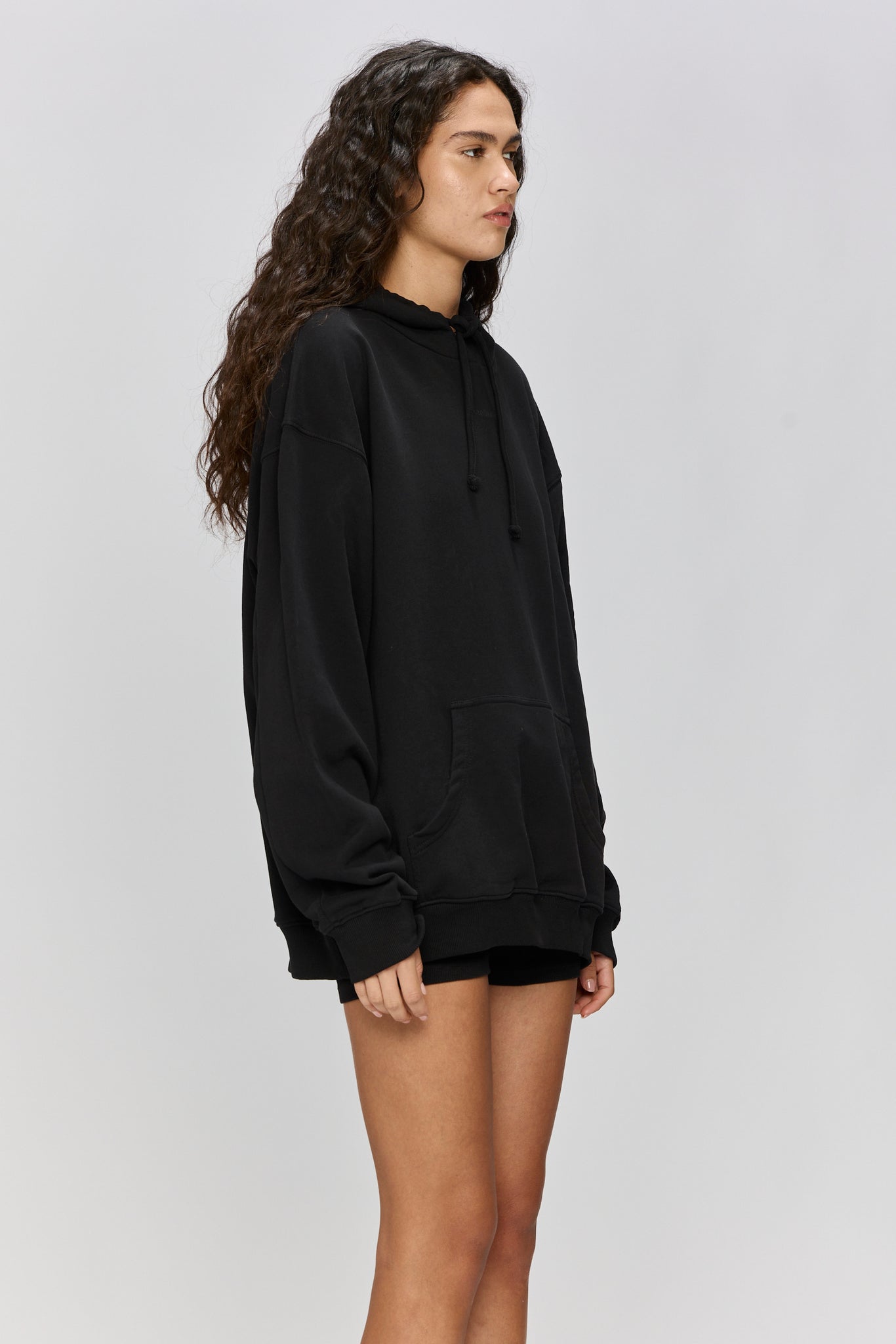 BOW BLACK HODDIE