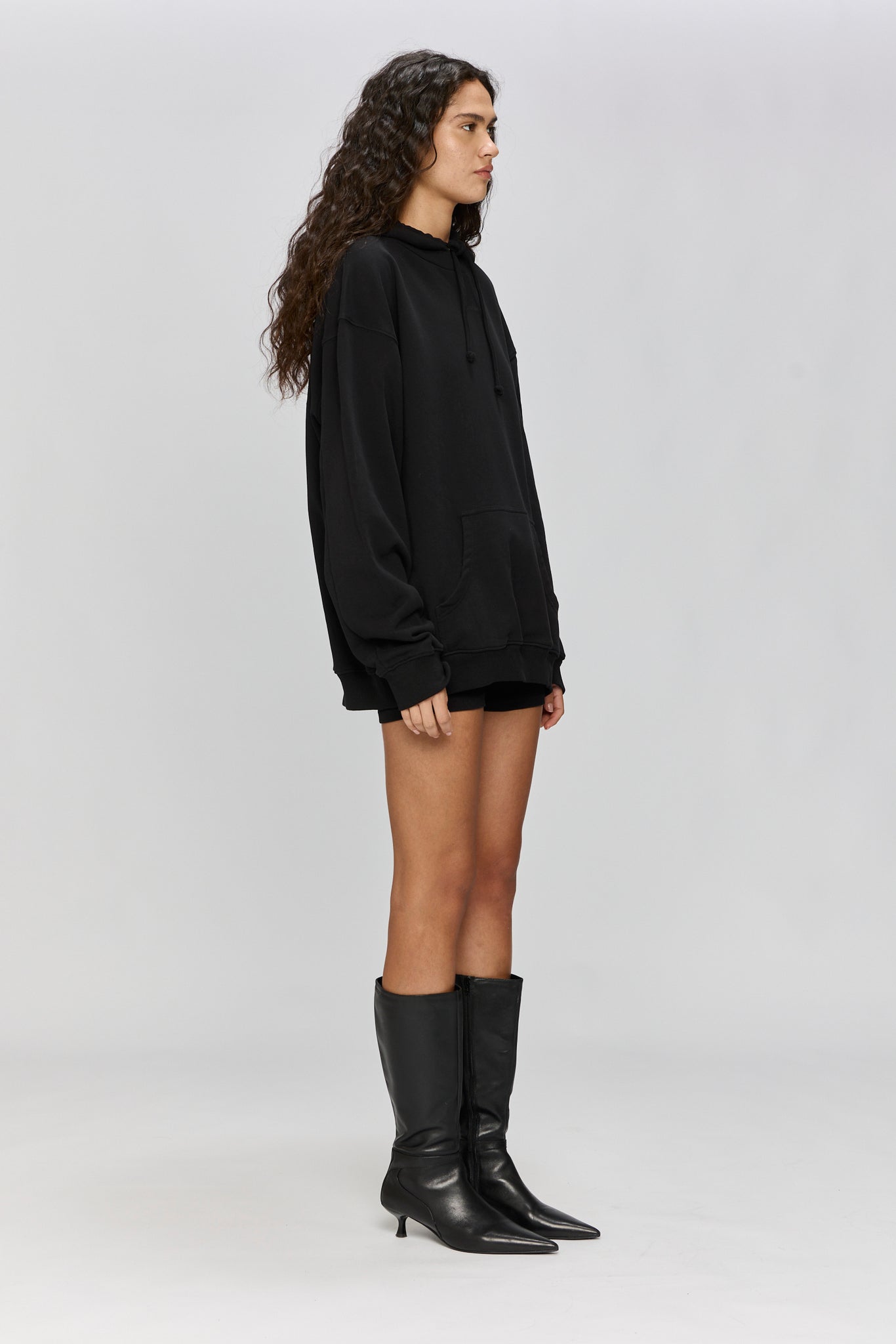 BOW BLACK HODDIE