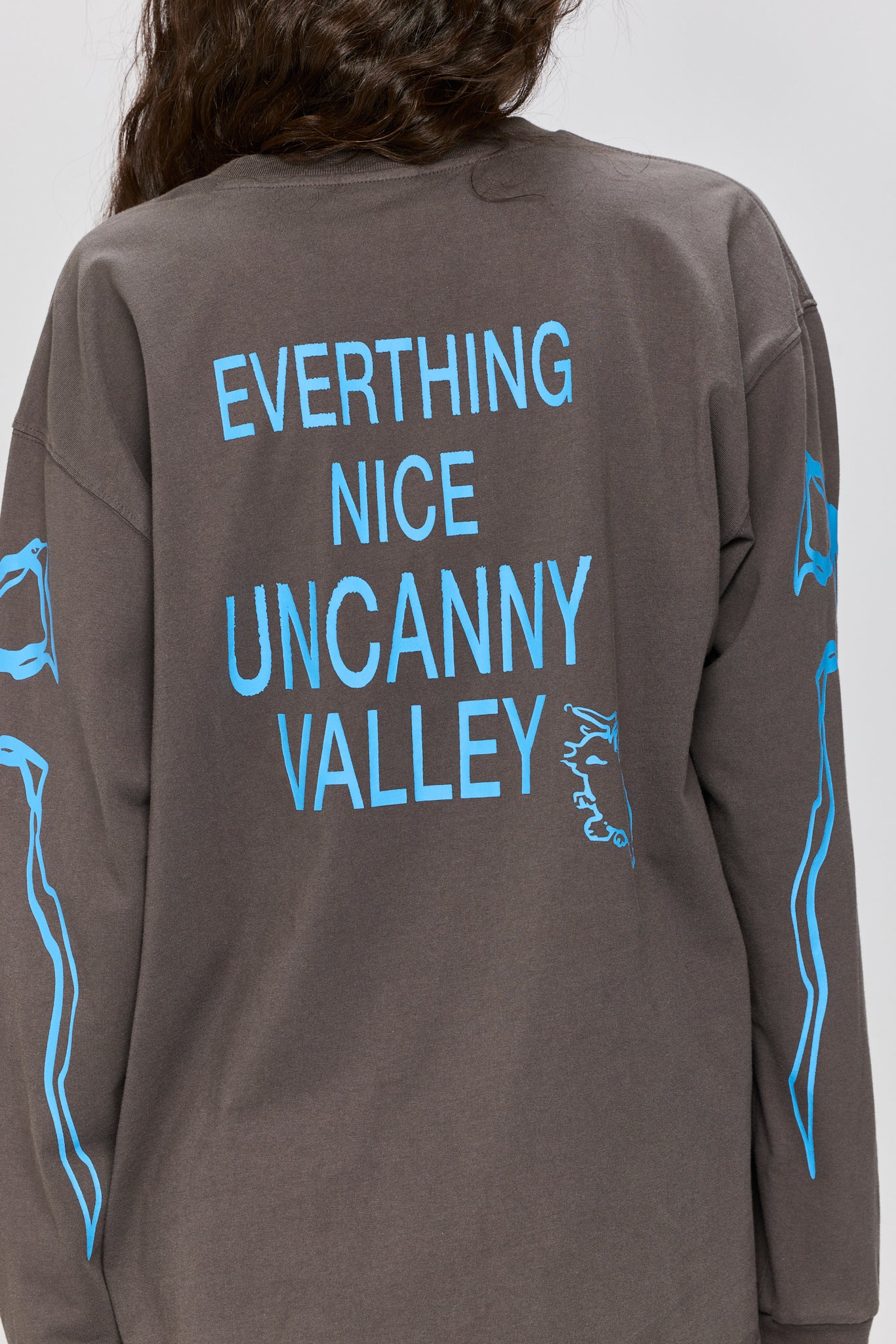 EVERYTHING NICE - LONG SLEEVE T GRAY