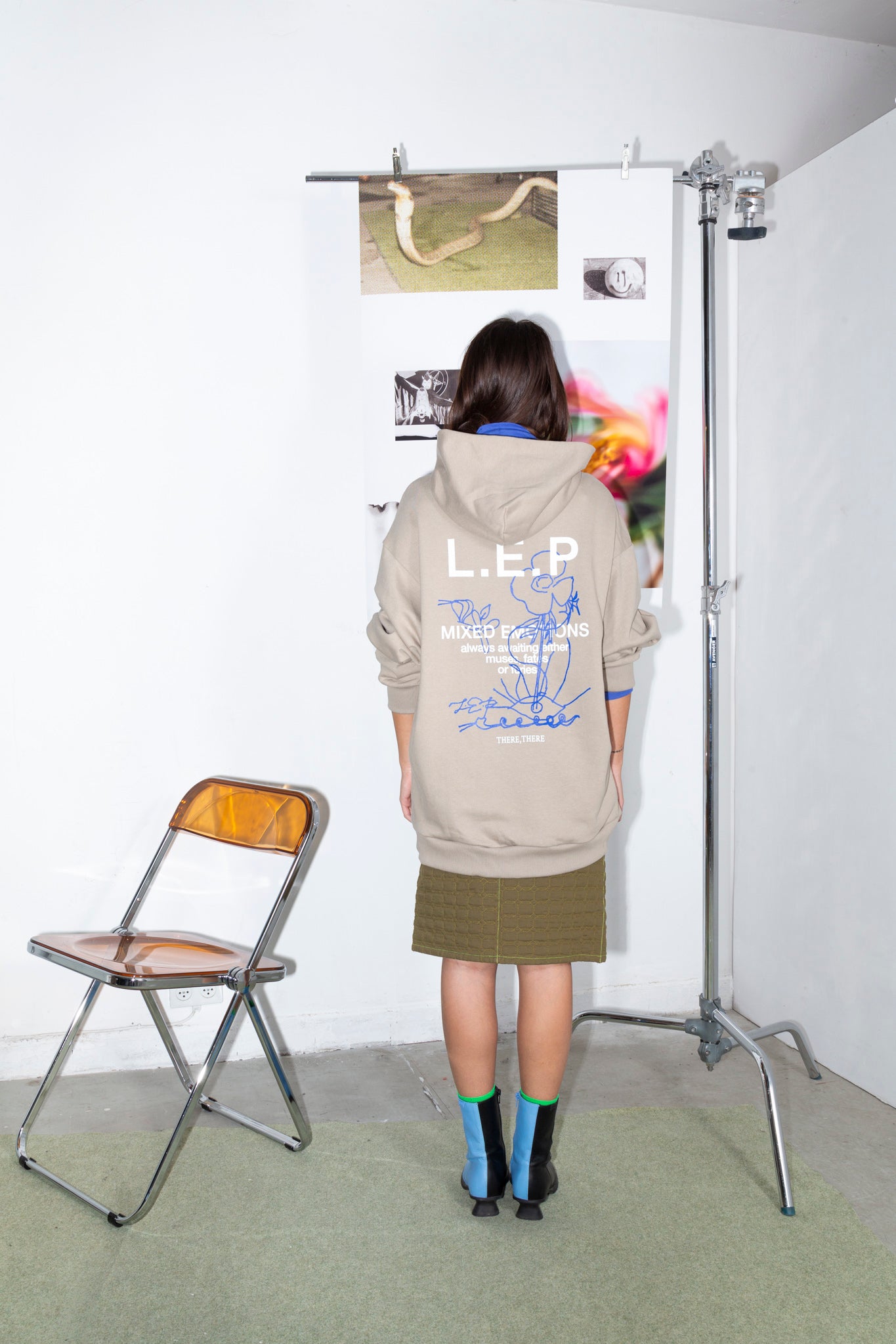 L.E.P mixed emotions Mocca hoodie